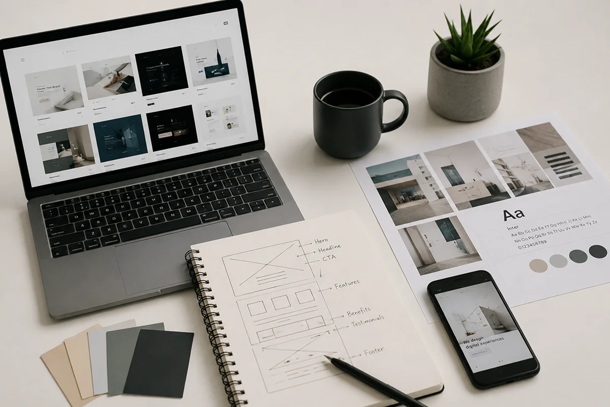 Analyzing a design reference and adapting it to a project's needs